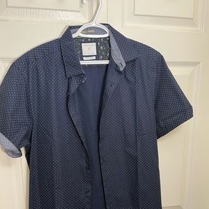 Ricky Singh Denim & Flower T-Shirt Button Up